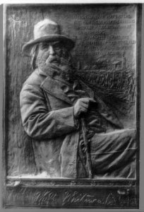 Walt Whitman, 1819-1892, half-length portrait, seated, facing right LCCN2005688155
