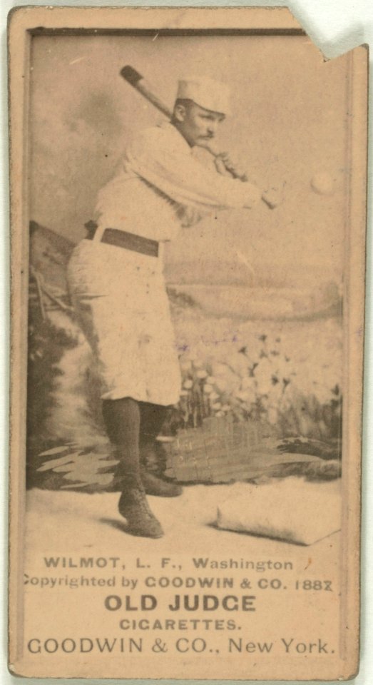 Walt Wilmot, Washington Statesmen, baseball card portrait LCCN2007686968