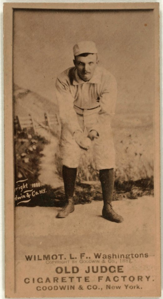 Walt Wilmot, Washington Statesmen, baseball card portrait LCCN2007686967