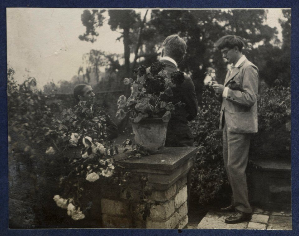 Walter James Redfern Turner, Philip Edward Morrell, Mark Gertler by Lady Ottoline Morrell