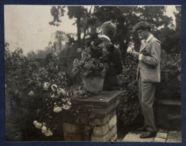 Walter James Redfern Turner, Philip Edward Morrell, Mark Gertler by Lady Ottoline Morrell