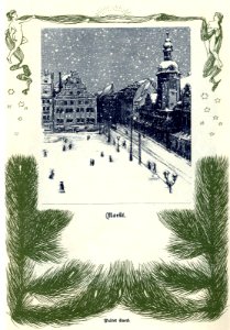 Walter Queck - Leipziger Markt im Winter