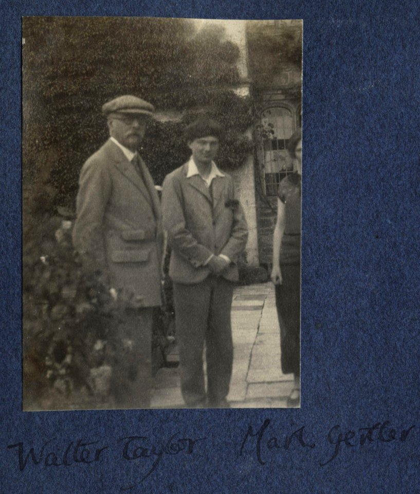 Walter Taylor, Mark Gertler, Mary Smith by Lady Ottoline Morrell