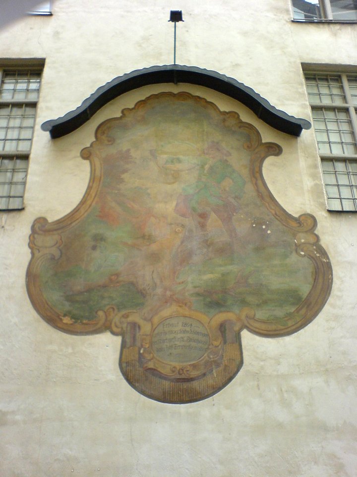 Wandmalerei am Zerwirkgewölbe