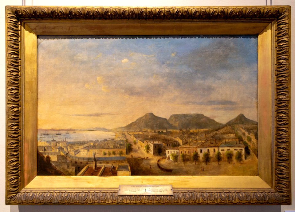 Walter Stanhope Sherwill-Panoramic view of Cape Town from the roof of the Lutheran Church, Strand Street-0639