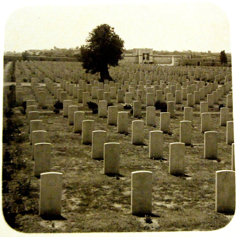 War Cemetery at Gaza, Palestine, 1917, WWI (29797387201)