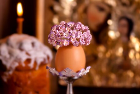 Holiday easter cake egg