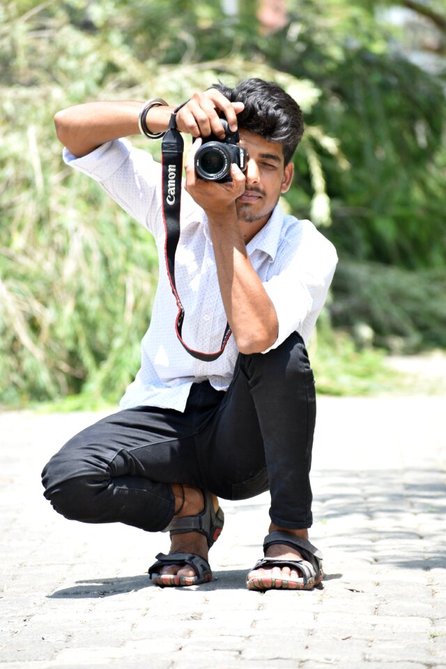 Sunlight photographer camera