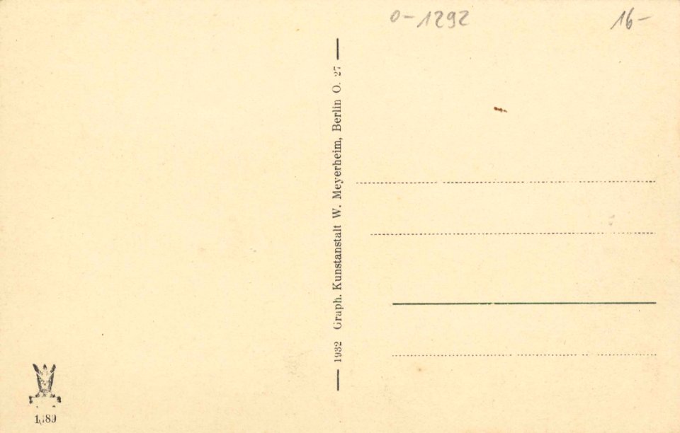 Wandlitz, Brandenburg - Stadtansicht am Heiligen Pfuhl (back) (Zeno Ansichtskarten)