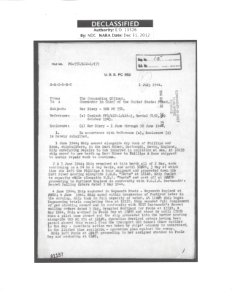 War Diary - USS PC 552-1 June through 30 June 1944