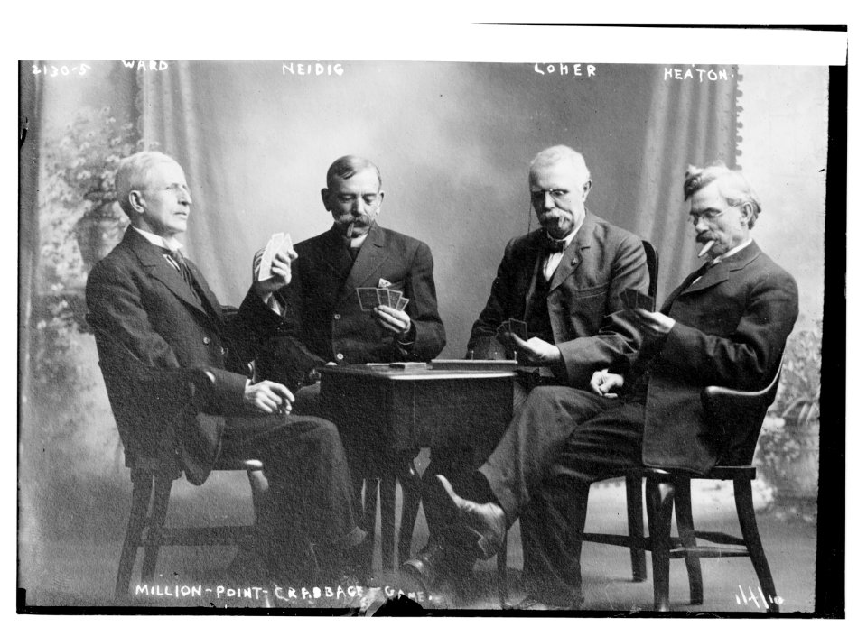 Ward, Neidig, Loher, Heaton, Million Point Cribbage game LCCN2014688910