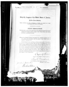 War Resolution LOC hec.13646