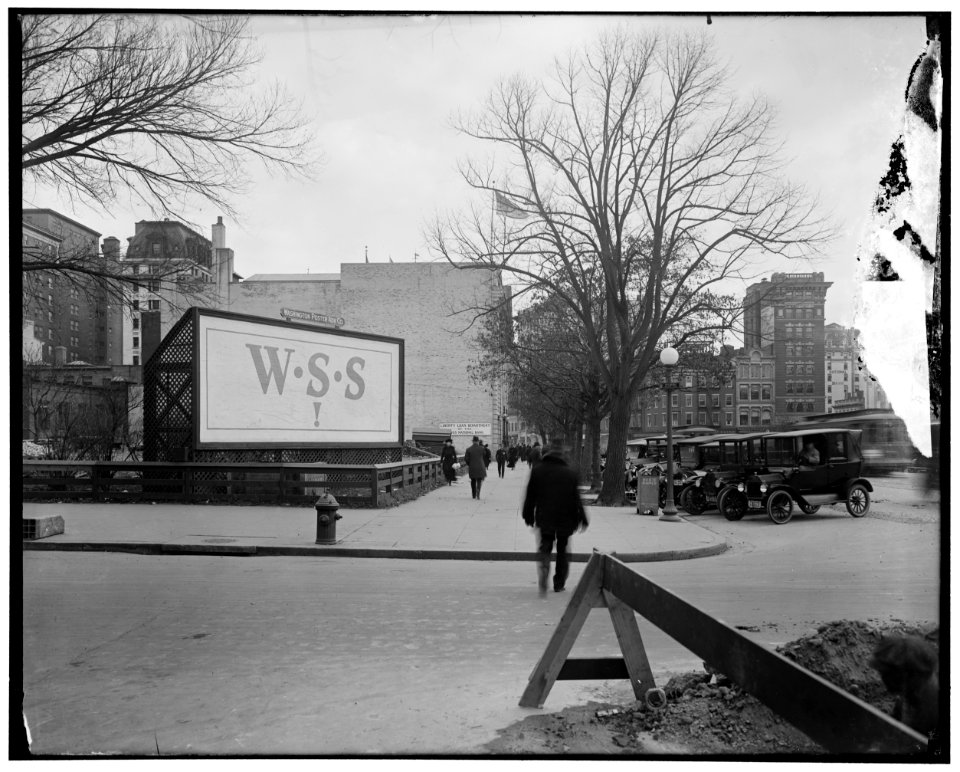 War savings sign LOC hec.13779