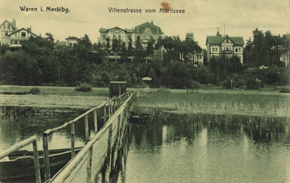 Waren (Müritz), Mecklenburg-Vorpommern - Villenstraße (Zeno Ansichtskarten)