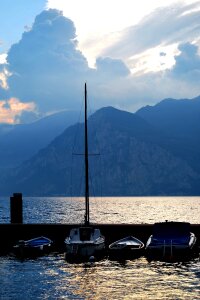 Lago di como lake clouds