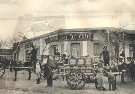 Warehouse of Zhiguli Brewery in Kizil-Arvat