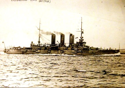 SMS Erzherzog Karl, July 29, 1914, Austrian battleship (31233845262)