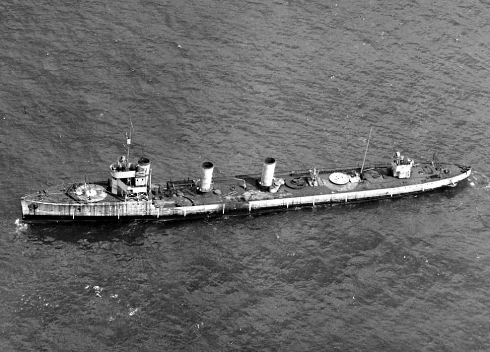 SMS G 102 as target ship 1921