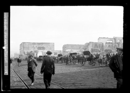 Smyrna. Burnt buildings near the quay LOC matpc.15134