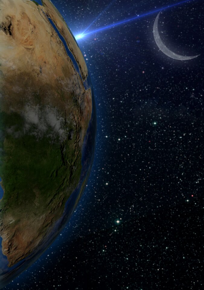 Planet moon geographical exploration