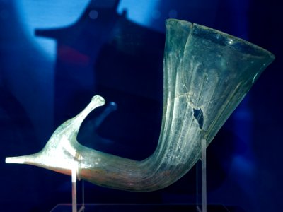 Snail-shaped rhyton Domus Romana Mdina