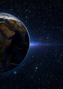 Planet geographical exploration moon
