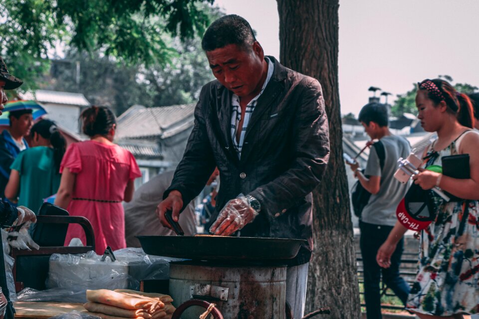 Food man asian photo