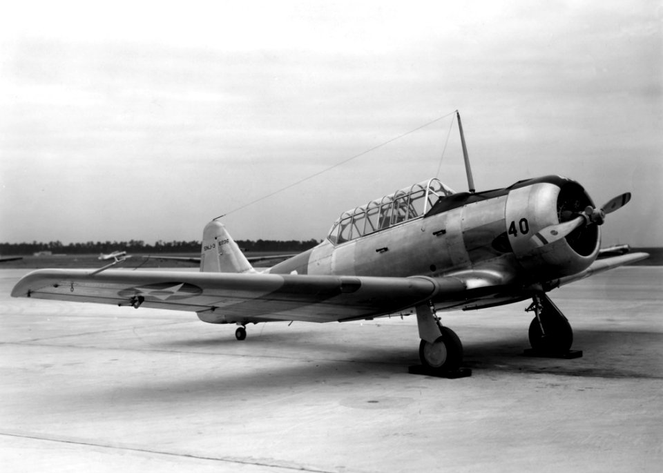 SNJ-3 trainer at NAS Jacksonville 1942