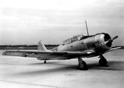 SNJ-3 trainer at NAS Jacksonville 1942