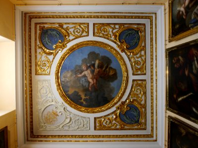 Stuckaturen der Decke im Kabinett am Saal, Schloss Caputh – P1020697