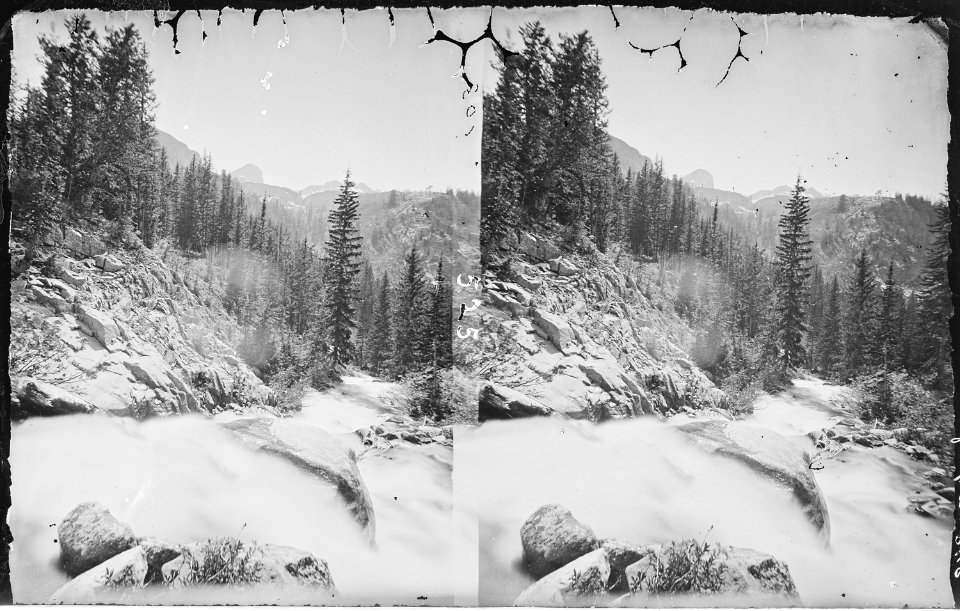 Studies on the right fork of Teton River. Lincoln County, Wyoming. - NARA - 517460