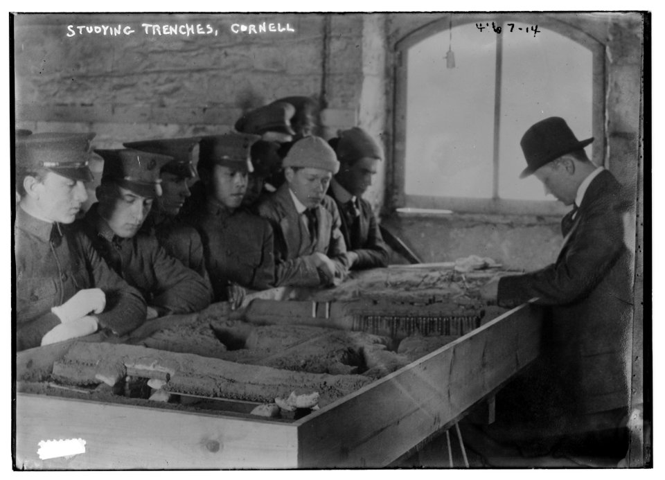 Studying trenches, Cornell LCCN2014704250