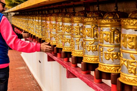 Spirituality gold monastery photo