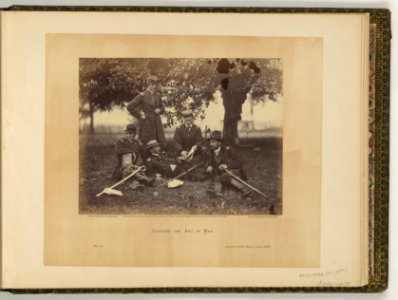 Studying the art of war - Alex. Gardner, photographer. LCCN2006692516