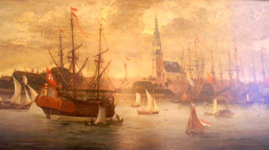 Stuhr Ansicht Hamburgs von Südwesten Detail