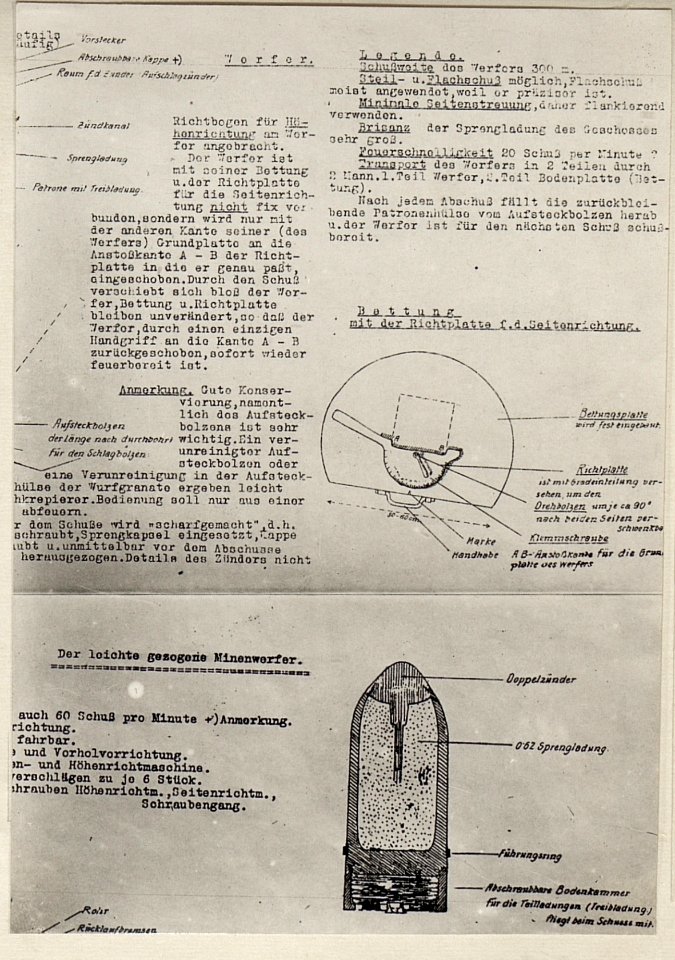 Sturmkurs Minenwerfer-Geschoß-Beschreibung (BildID 15628380)