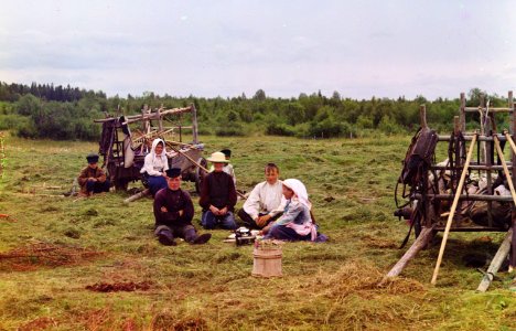 Крестьяне-на-покосе 1909
