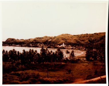 Umatac Bay and Village, Guam, 21 June 1945 photo