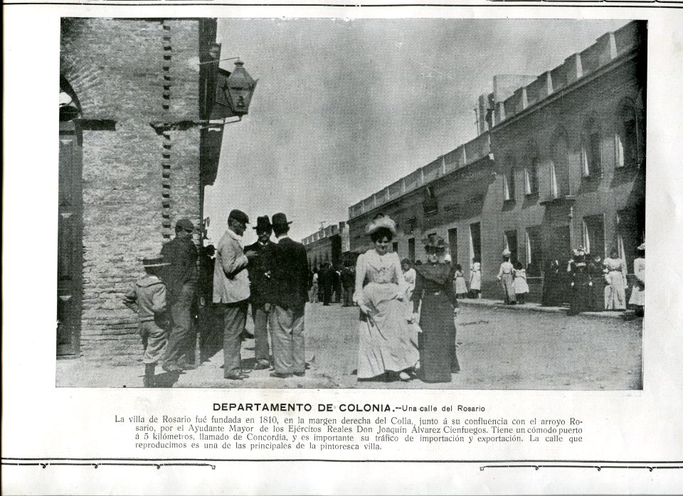 Una calle de Rosario - Colonia