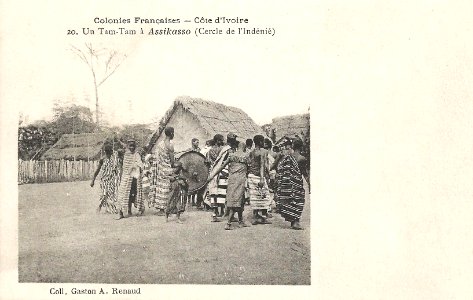 Un tam-tam à Assikasso (Côte d'Ivoire)
