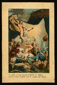 Un peuple est sans honneur, et mérite ses chaines Quand il baisse le front sons le sceptre des reines. LCCN2007685766