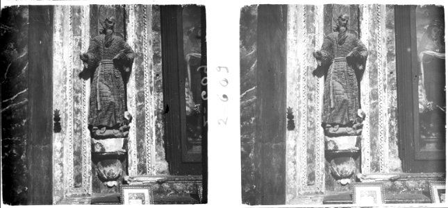 Una figura de Sant Pau a l ' ermita de la Vilella Baixa