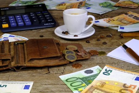 Euro purse calculator photo