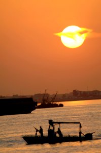 US Navy 061030-N-8148A-083 A harbor patrol boat unit from Naval Security Force Bahrain conducts patrol mission in Bahraini waters