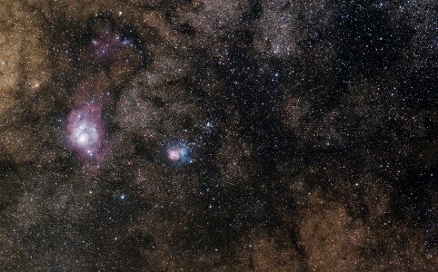 Night sky astronomy universe