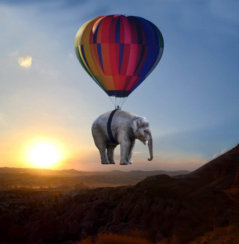 Balloon weightless ease