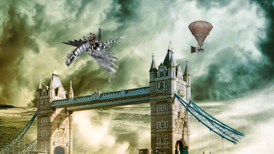 Airship balloon steam