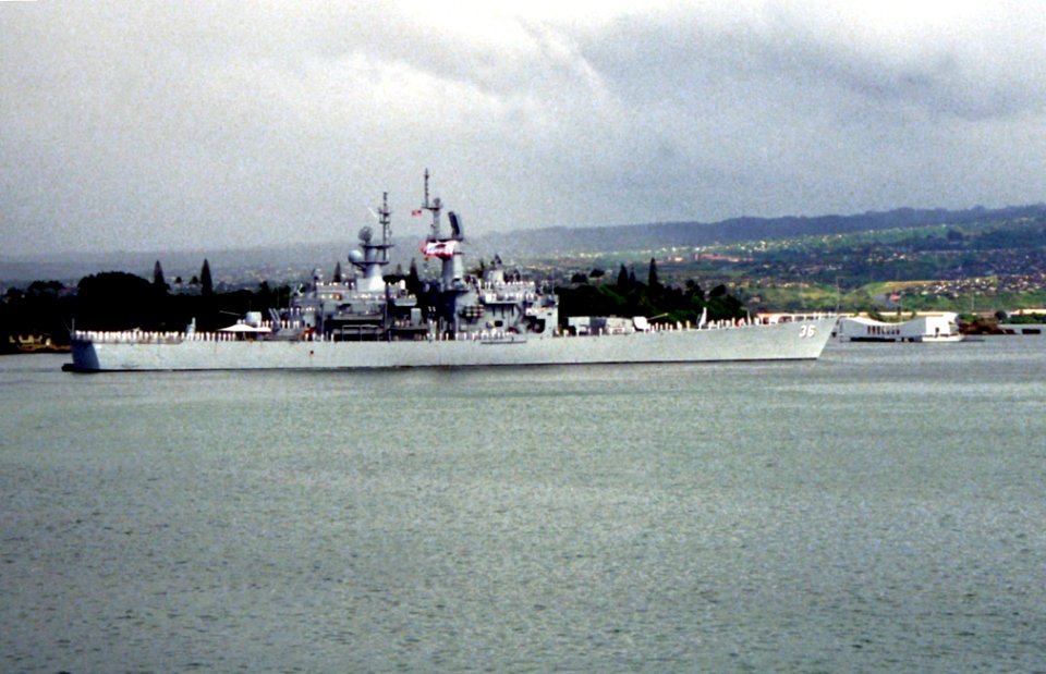 USS California (CGN-36) at Pearl Harbor 1990