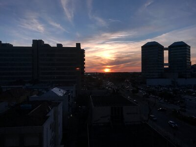 Porto alegre brazil sunset