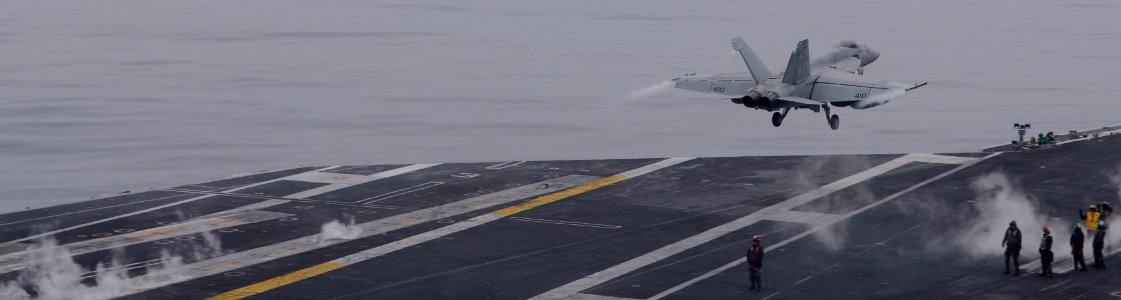 US Navy 090703-N-2475A-143 An F-A-18E Super Hornet, attached to the